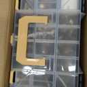 Bonost 1380pcs Nuts and Bolts Assortment Kit - Heavy Duty Grade 8.8 Metric M4 M5 M6 M8 Bolt Set with Assorted Nuts and Washers, Yellow Zinc Plated, Length from 12-30mm
