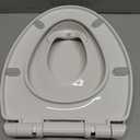 Jool Baby Quick Flip Toilet Seat with Built-in Potty & Splash Guard for Toddler Training, Slow Close (Elongated)