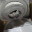 O'NEELDY Modern LED Chandeliers Adjustable Hanging White Pendant Light Fixture 3 Ring Flush Mount Chandeliers for Bedroom,Kitchen,Island Cafe, 16x16x47 inches