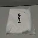 Golf Skirts for Women Crossover High Waisted Athletic Skirt Skorts Stretchy Golf Skirt with Shorts and 4 Pockets (White, L)