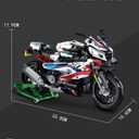 Dovob Motorcycle 1000 RR Model Building Blocks Set, 912 Pieces Bricks, MOC Toys as Gift for Kids or Adult