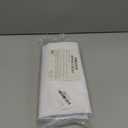 Amazer White Shower Liner Cloth Waterproof, White Shower Curtain Liner Fabric with Weighted Stones, Washable Shower Curtain and Liner 2-in-1, 120G Heavy Duty, 12 Grommet Holes, 72 x 72 Inches