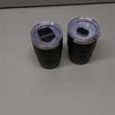 8 oz Espresso/Coffee Cup with Magnetic Lid, Ceramic-Lined 18/8 Stainless Steel, Double-Wall Vacuum Insulated, Stackable, Dishwasher Safe, Mini Tumbler for On-the-Go (Black, 2 Pack)