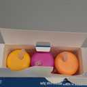 The First Years Squeeze & Sip Toddler Straw Cups - Squeezable Transition Sippy Cup with Silicone Straw - Toddler Feeding Supplies - Yellow/Pink/Orange - 7 Oz - 3 Count - Ages 6 Months and Up