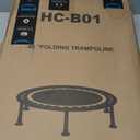 Foldable Mini Trampoline, 40"/48" Rebounder Trampoline for Adults & Kids, 440lbs Capacity Indoor Fitness Workout Exercise Equipment