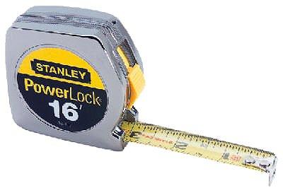 TAPE MEASURE SLV 16'X3/4"