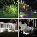 WELALO Solar Spot Lights Outdoor, [6 Pack/65 LED/3 Modes] Solar Landscape Spotlights, Solar Powered Christmas Halloween Lights, IP68 Waterproof Wall Lights for Walkway Yard Garden Driveway(Cool White)