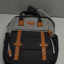 RECALLA Diaper Bag Backpack with Changing Station,Large Baby Backpack for Travel Multifunctional Baby Bag for Mom & Dad, GrayBlack