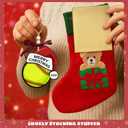 2 x MAPDTWO Softball Ornament - Softball Gifts for Girls, Players, Lovers, Team, Coaches, Teens - Sports Ornaments for Christmas Tree - Girls Sports Gifts 2025-2 Layered Wood Christmas Ornament 2025