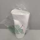 YSAGi Leather Desk Protector, Office Mat, Large Mouse Mat, Non-Slip PU Leather Blotter, Laptop Desk, Waterproof Writing Pad for Office and Home (White, 31.5" x 15.8")