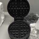 Waffle Maker, 1400W Double Belgian Waffle Iron 180 Flip, 8 Slices, Rotating & Nonstick Plates, Removable Drip Tray for Easy Cleaning, Cool Touch Handles, Space Saving Storage, Black