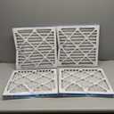 Aerostar 14x14x1 MERV 8 - 4 Count - Pleated HVAC, Furnace & Air Conditioner Filters - Removes Dust, Lint, Mold & Allergy-Causing Pollen