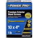 The Hillman Group 48604 Power Pro Exterior All Purpose Screw, 10 x 4" (2)
