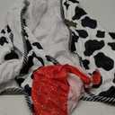 Arvilhill Men Cow Print Vest Open Front Sleeveless Sheriff Woody Costume 3 Piece Set Adult Cowboy Vests 2025 Halloween Cow Graphic Vest Red Scarf Star Police Badge Cosplay Outfit Theme Party, XXXL