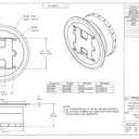 Bryant Electric RF406BN Pre-Assembled Flange, Cover, and Leveling Ring for Floor Boxes Poured in Concrete with 15A 125V Outlet Included, Brown