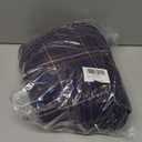 Vulcanodon Men's 100% Cotton Flannel Pajama Sets, Soft Plaid PJS Long Sleeve Sleepwear 2 Piece Button Down Lounge Set（Navy-Brown Plaid,Large）