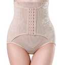 Womens Butt Lifter Panties Tummy Control Waist Trainer High Waist Stomach Body Shaper Girdle Slimming Underwear L