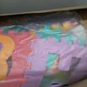ProSource Kids Puzzle Alphabet, Numbers, 36 Tiles and Edges Play Mat, 12" by 12", Abc & 123, 12"x12"