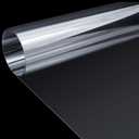 Beeveer 36 x 96 Inch Extra Large PET Sheets Roll, Transparent Clear Flexible Plastic Sheet for Craft, Picture Frames, Sign Blank, DIY Display Project, Protective Barriers
