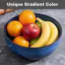 9 Inch Large Salad Bowls Set of 2, 83 Oz Porcelain Serving Bowl for Salad Soup Pasta Popcorn, Ceramic Decorative Bowls Fruit Bowl for Home Decor, Microwave,Oven,and Dishwasher Safe, 9.06" D x 9.06" W x 3.94" H