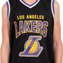 Ultra Game Youth NBA Official Standard Tank Top Mesh Sleeveless Muscle T-Shirt (8, Black)