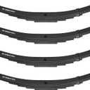 Aeagle Trailer Spring 6 Leaf Double Eye for 7000 lbs Trailer Axle Springs, 25-1/4 Length, 3500 lbs Weight Capacity Per Spring, Replacement SW6 4PCS
