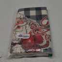 GEEORY Christmas Throw Pillow Covers 12x20 Inch Set of 4, Xmas Trees Balls Santa Reindeer Joy Snowflakes Winter Holiday Farmhouse Decorative Cushion Cases for Home Decoration G613-12