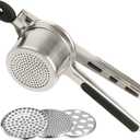 Mindful Design Large 15oz Potato Ricer, Heavy Duty Stainless Steel Potato Masher and Ricer Kitchen Tool, Press and Mash Kitchen Gadget For Perfect Mashed Potatoes Every time
