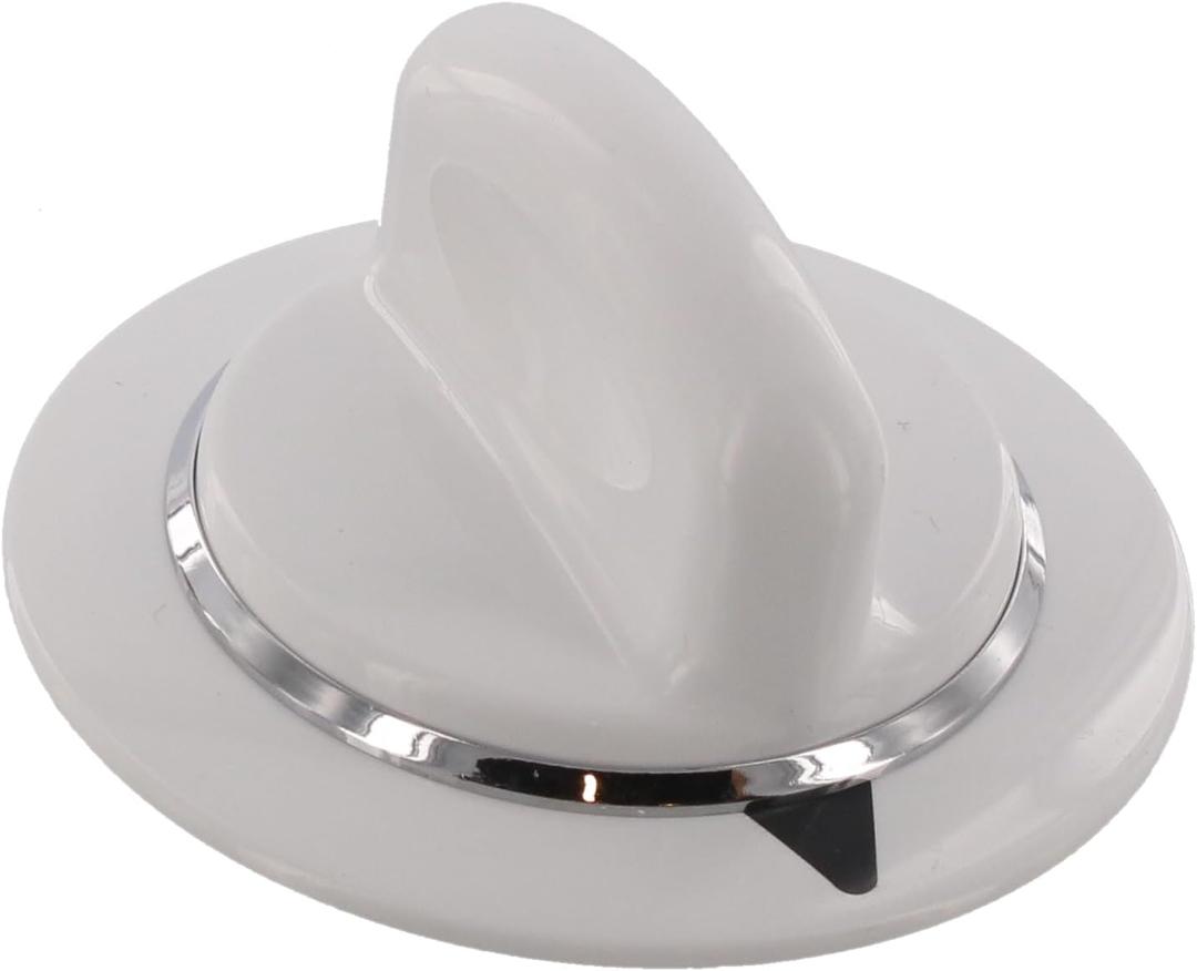 GE WE01X20374 Genuine OEM Timer Knob (White) for GE Dryers