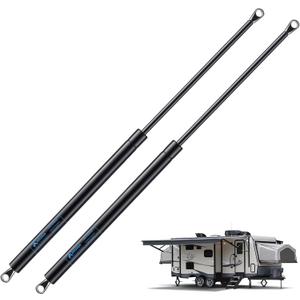 ARANA 260282 RV Awning Gas Struts, 24 inch Gas Struts, 124 to 140Lbs Lift Support Compatible with Solera Power RV Camper Awning Arms Domtic Weather Pro Awning, Set of 2