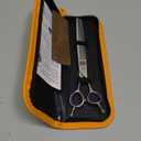 Fenice Peak 8'' Chunker Dog Grooming Scissors with Decorative Screw Professional 440C Stainless Steel Metallic Pet Thinning Shears with Offset Handle Durable and Sharp