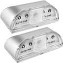 SENHAI 2 Pack Keyhole Light, Infrared IR Wireless Door Lock Lamp, Auto Sensor Motion Detector, 4 LED Bulbs