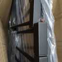 Babelio Upgraded Baby Gate with Cat Door, Auto Close Durable Dog Gate for Stairs, Doorways and House, Easy Walk Thru Safety Gate with Pet Door Includes 4 Wall Cups, 29-48" Wide, 30" Tall, Black