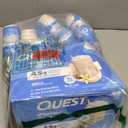 12 x Quest Nutrition Protein Milkshake, Vanilla, 45g Protein, 2g Sugar, High Protein, Low Sugar, Gluten Free, 1 Count (EXP 02/16/27)
