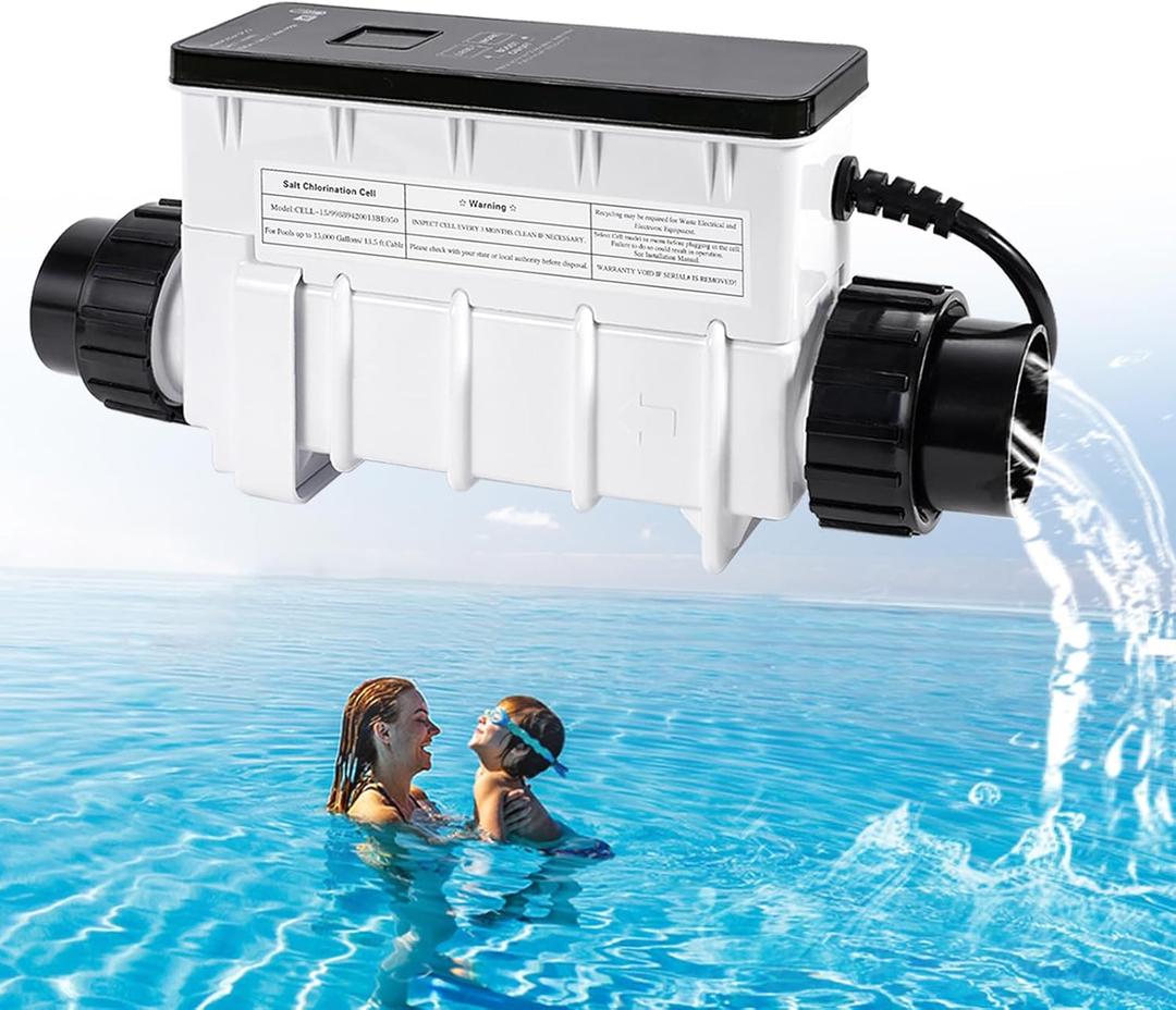 IC15 Pool Salt Cell Chlorine Generator Replacement Part Fit for Pentair Intellichlor IC 15 Ichlor Inground Saltwater Chlorinator 15K Gallon Water Automation System Replaces EC-520888 520888