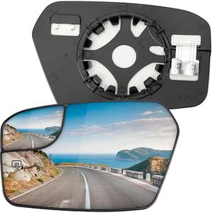 LOIYLLEN Driver Side Mirror Replacement for Ford Fusion 2011 2012 - Left Side Mirror Glass, Rear View Mirrors Glass with Power Heated