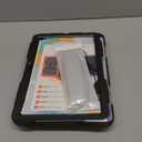 SEYMAC stock Tablet Case for Lenovo Idea Tab 11'' / M11 (TB336FU/TB330FU) 11 inch Drop-Proof Protection Cover with 360 Rotate Stand & Strap [Pen Holder] & Screen Protector 2025/2024, Black