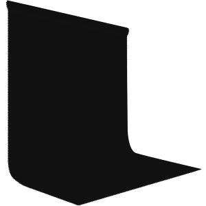 Black Screen Backdrops 5x7ft Solid Color Photo Backdrops for Photoshoot, Photography Background for Meeting Wall, Party, Videos