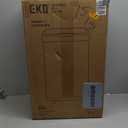 EKO Mirage-T 50 Liter / 13.2 Gallon Touchless Rectangular Motion Sensor Trash Can, Brushed Stainless Steel Finish