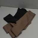 NEW YOUNG Fleece Lined Tights Women - Fake Translucent Warm Pantyhose Leggings Thick Thermal Tights for Winter (Small-Medium, Black, Brown)