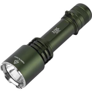 N50t V2 Rechargeable LED Flashlights High Lumen, 2,300 Lumens, Long Throw Tactical Flashlight Super Bright, Powerful Flashlight 3 Modes Flash Light for Emergency, Camping, Hiking (Green)