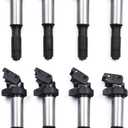 Set of 8 Ignition Coils Compatible with 2001-2010 BMW 325i 330i 525i 545i 550i 650i 750i Alpine B7 M3 X3 X5 Z3 Z4 3.0L 3.2L 4.4L 4.8L 6.0L L6 V8 V12 Replace UF522 C1404 UF515 5C1401