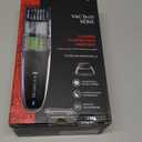 Remington Vacuum Beard Trimmer,13 Length and Style Settings with Adjustable Length Comb (2-18mm),Vacuum Trimmer for Beard, Mustache, and Stubble, Rechargeable Lithium Power, Washable, Removable Blades (Black/Green)