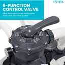 INTEX 2,800 GPH Krystal Clear Sand Filter Pump for Above Ground Pools, Swimming Pool Pump with Automatic Timer - Improved Circulation, Filtration, & Clarity