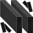 Tinlade 100 Pcs Fingerboard Grip Fingerboard Foam Tape Black Skateboard Grip Tape 110 mm x 36 mm Skateboard Deck Stickers