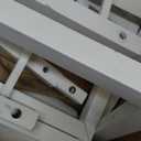 PROLEE Flower Stand with 12 Buckets, Flower Display Stand with Wheels, Flower Cart, Moving Florist Bouquet Shelf, Rectangular, White