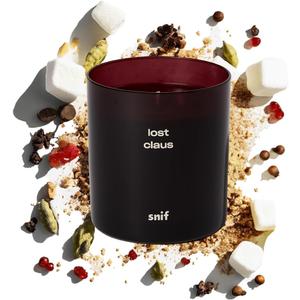 Lost Claus Scented Holiday Candle by Snif, Spicy, Gourmand, Woody Scent, 50+ Hours, 100% Cotton Fiber Wicks, Soy Wax Blend, Non-Toxic, Vegan, 8.5oz