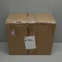 USumkky 24.5" Handcrafted Ceramic Table Lamp with 5FT Cord, Single Farmhouse Vintage Rustic Bedside Lighting for Living Room Bedroom Entryway Linen Shade Nightstand End Table Decor (Bulb Not Included), Purple-grey