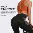 Yvette High Waisted Leggings for Women with Pockets - Tummy Control Yoga Pants, Printed Workout Leggings & Exercise Pants (Black, XXXL)