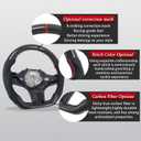 Car steering wheel carbon fiber For BMW G20 M340i G80 M3 G82 M4 G21 G22 G23 G26 M2 G87 G42 M240i M440i 3 4 series steering wheel carbon fiber (Red stripes/heating)